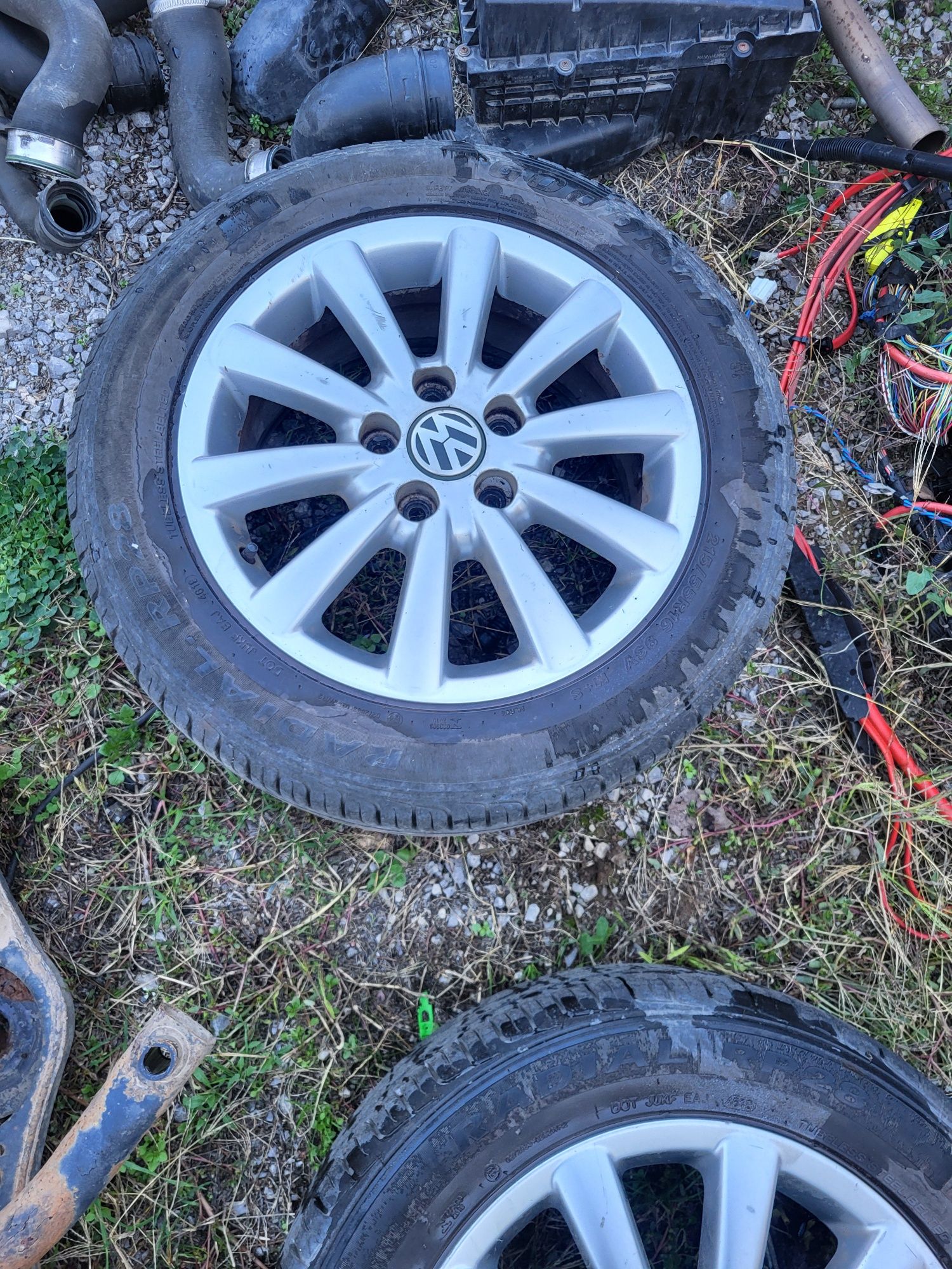 Джанти с гуми 16ки за VW, Skoda 215 55 16