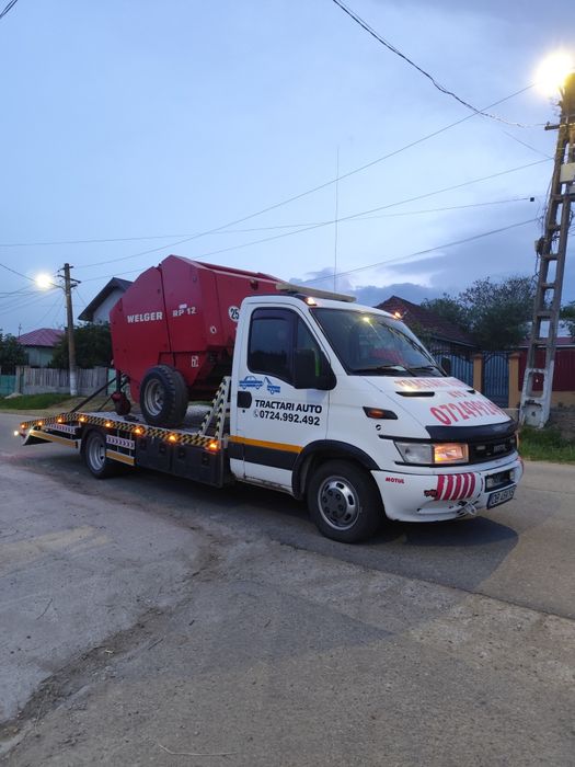 Tractări auto NON - STOP / platforma auto/ transport utilaje