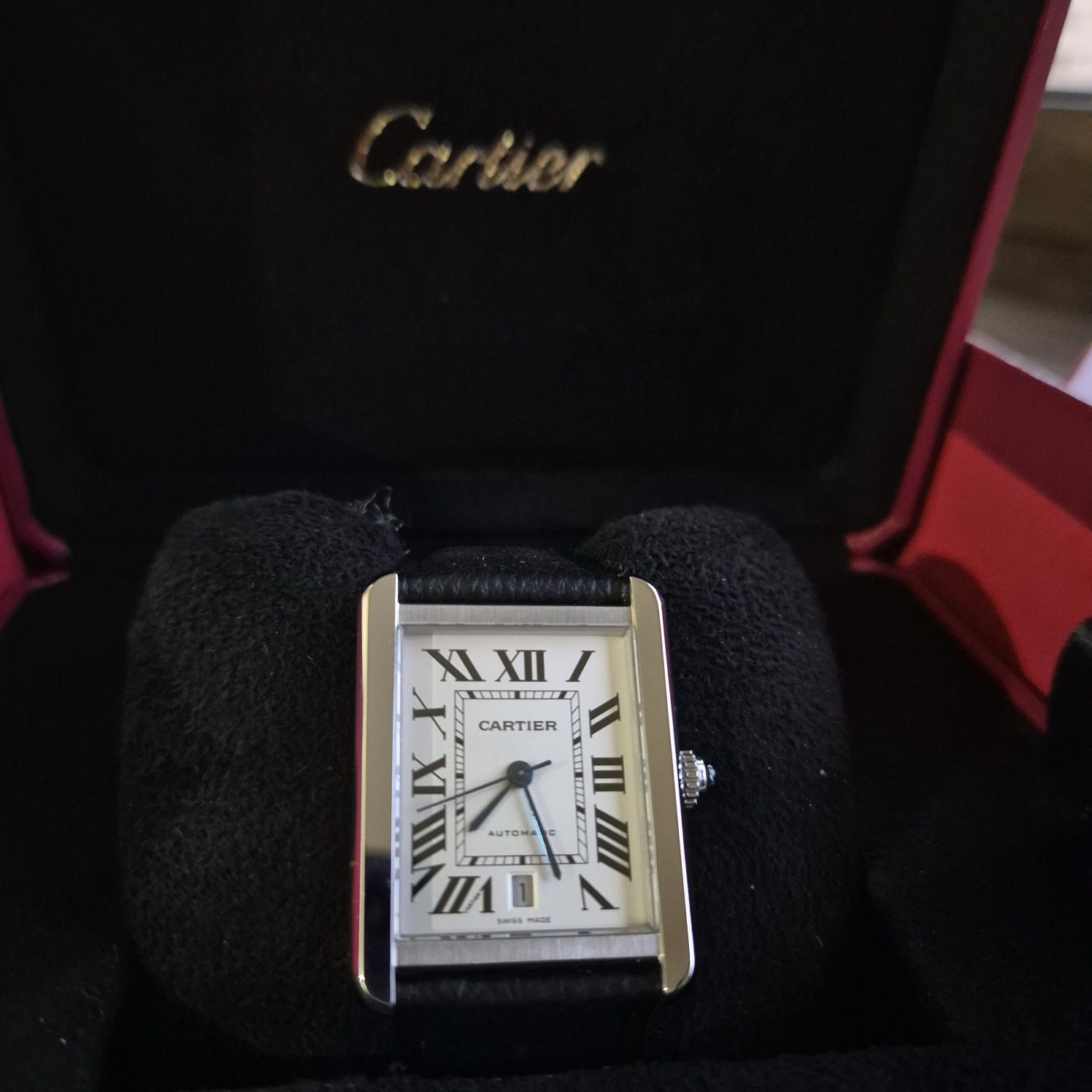 Идеальный подарок!!! Cartier TANK  Must XL automat
