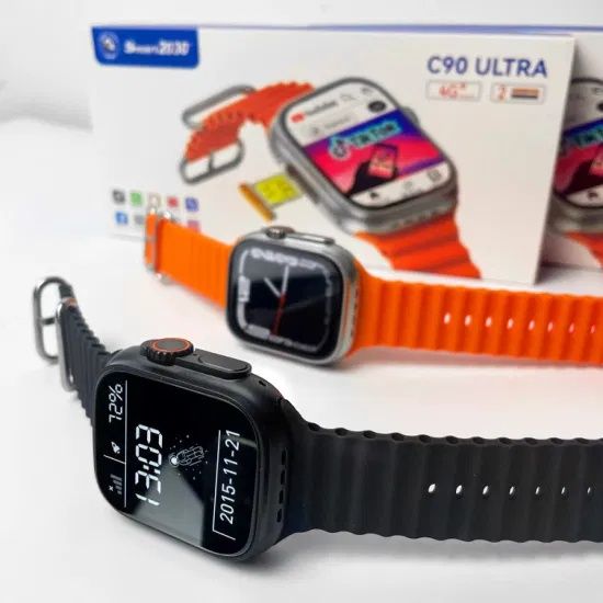 Smart Watch C90 Ultra, Sim card 4G, Sim kartali soat, Умные смарт часы