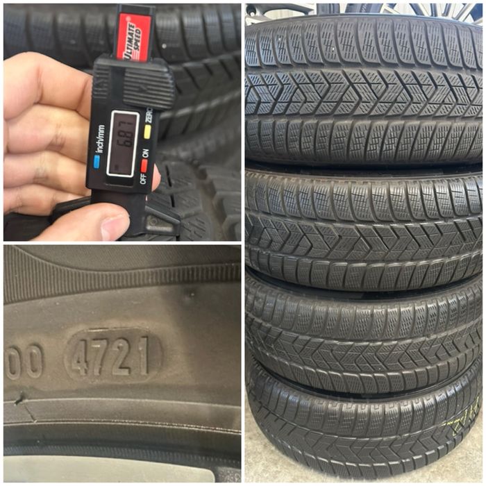 Jante 18 ORIGINALE Mercedes GLC Glc Coupe Iarna 235/60/18 W253 Pirelli