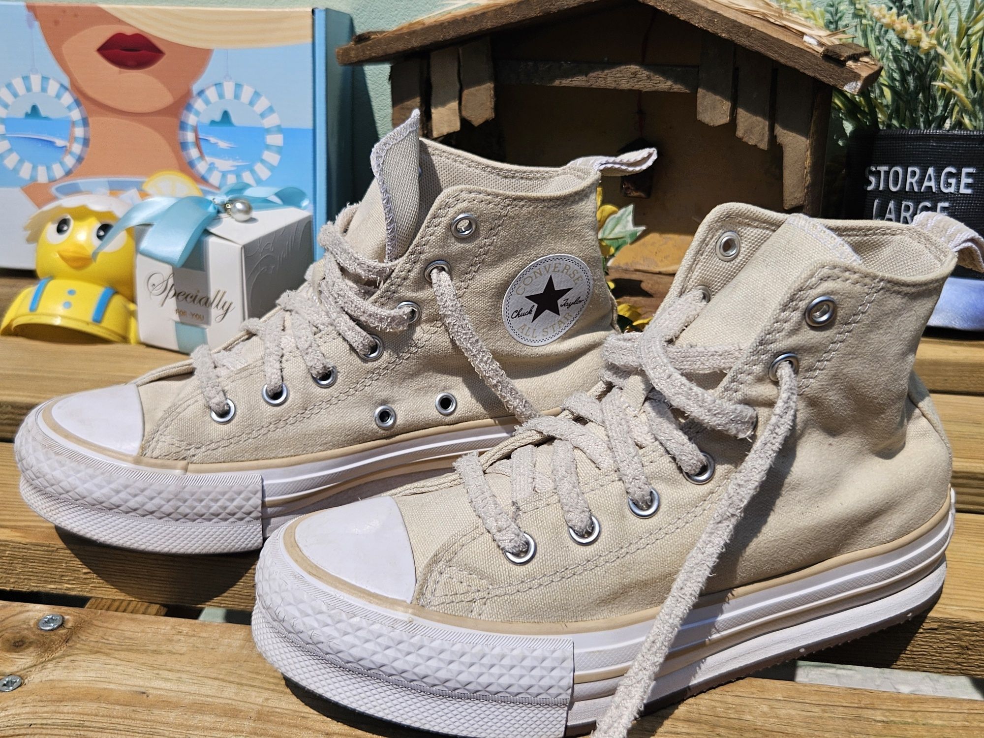 Converse кецове на платформа N34