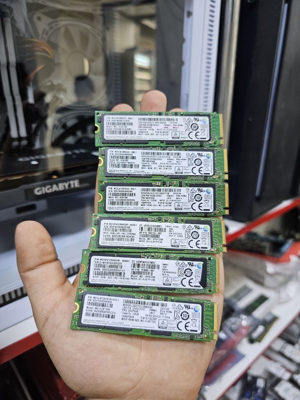 Ssd 128g 256 nvme Samsung так же другие фирмы