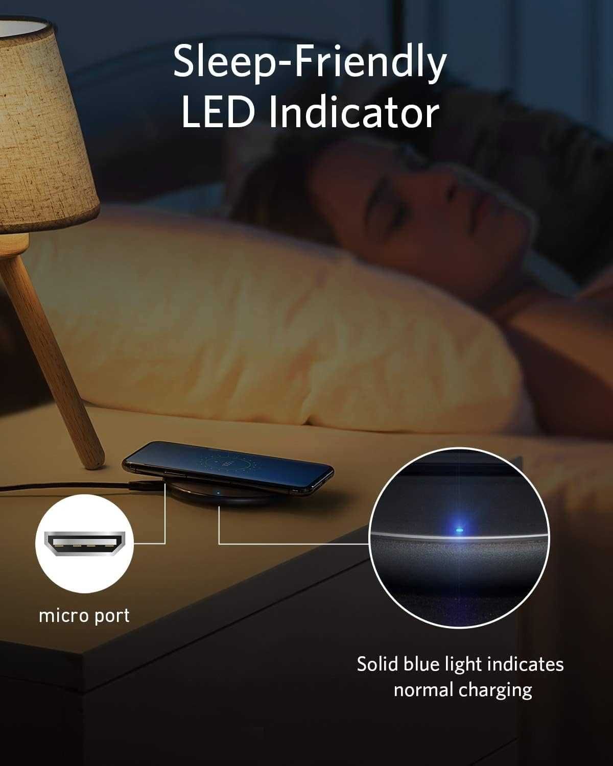 Anker A2503, безжично зарядно устройство 313, Qi-Certified 10W
