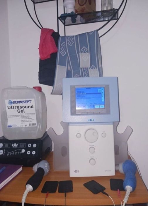 Combină fizioterapie profesională,5 canale:2electro,2Ultrasunet,1Laser