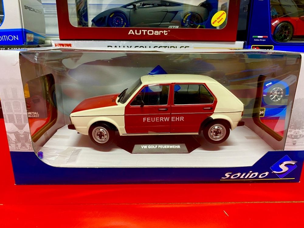 SOLIDO VW GOLF “Pompieri” an 1974 machetă auto de colecție scara 1:18