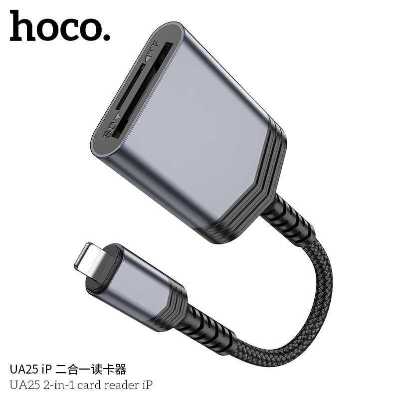 Hoco UA25 Type-C 2-in-1 iP card reader SD/TF