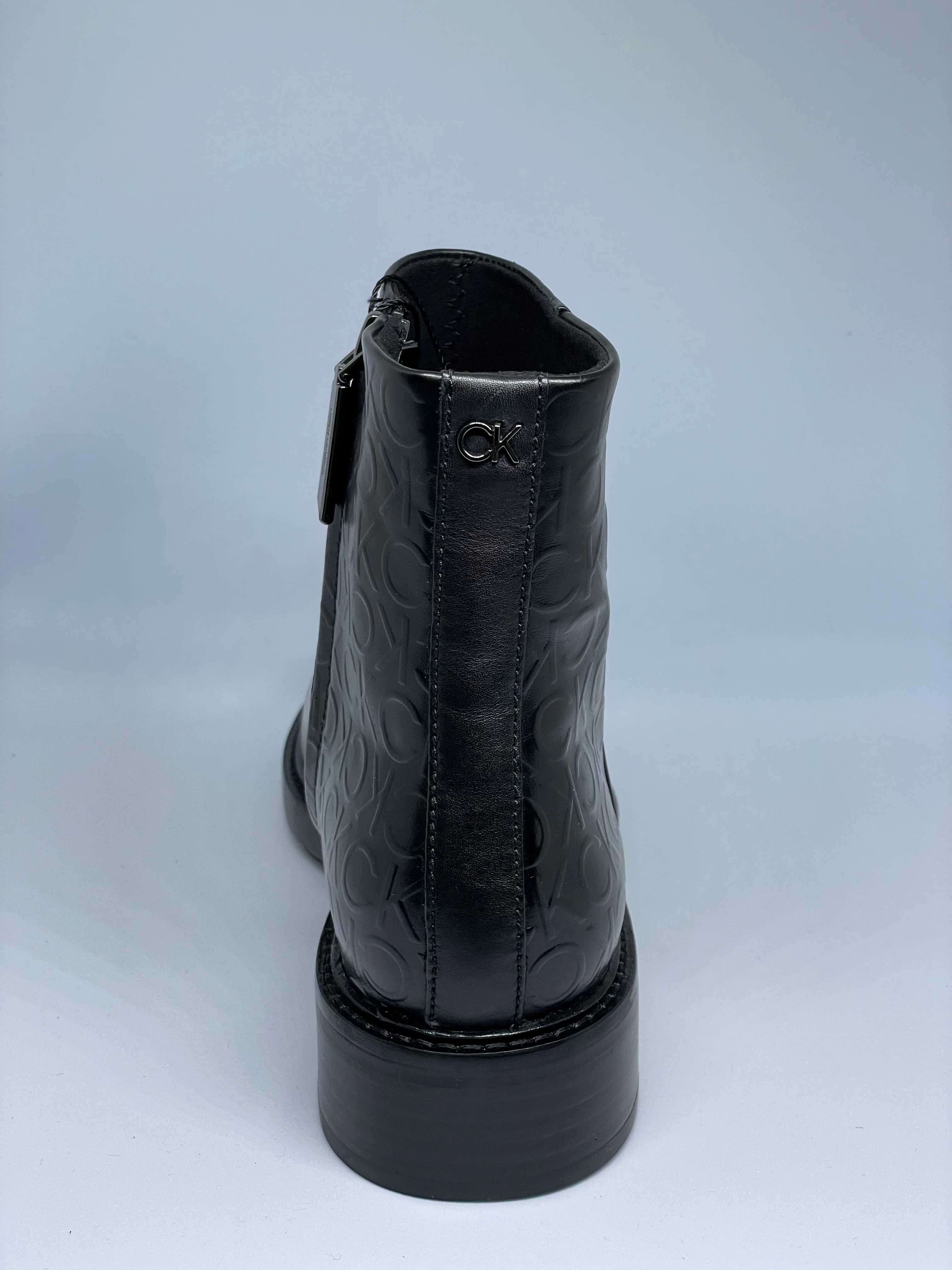 Нови Оригинални Дамски Боти Calvin Klein Rubber Sole Ankle Boot 38