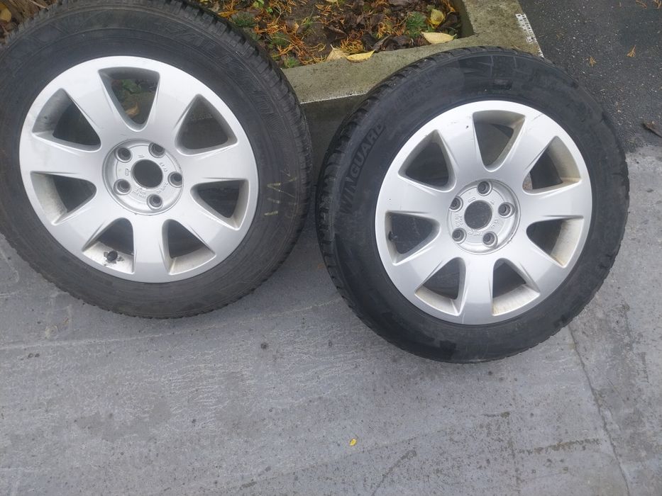 Vand jante cu anvelope de iarna 5x112 aliaj si 5x100 tabla