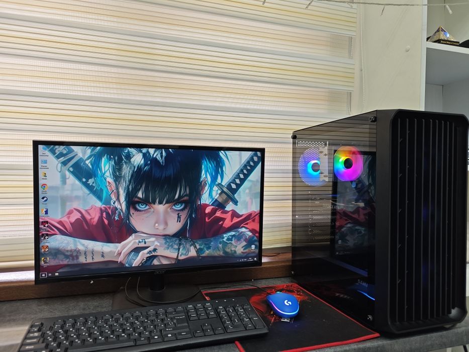 Мощный игровой компьютер Core i5 11400f, RTX 2060S 8Gb, ОЗУ 16Gb, 512G