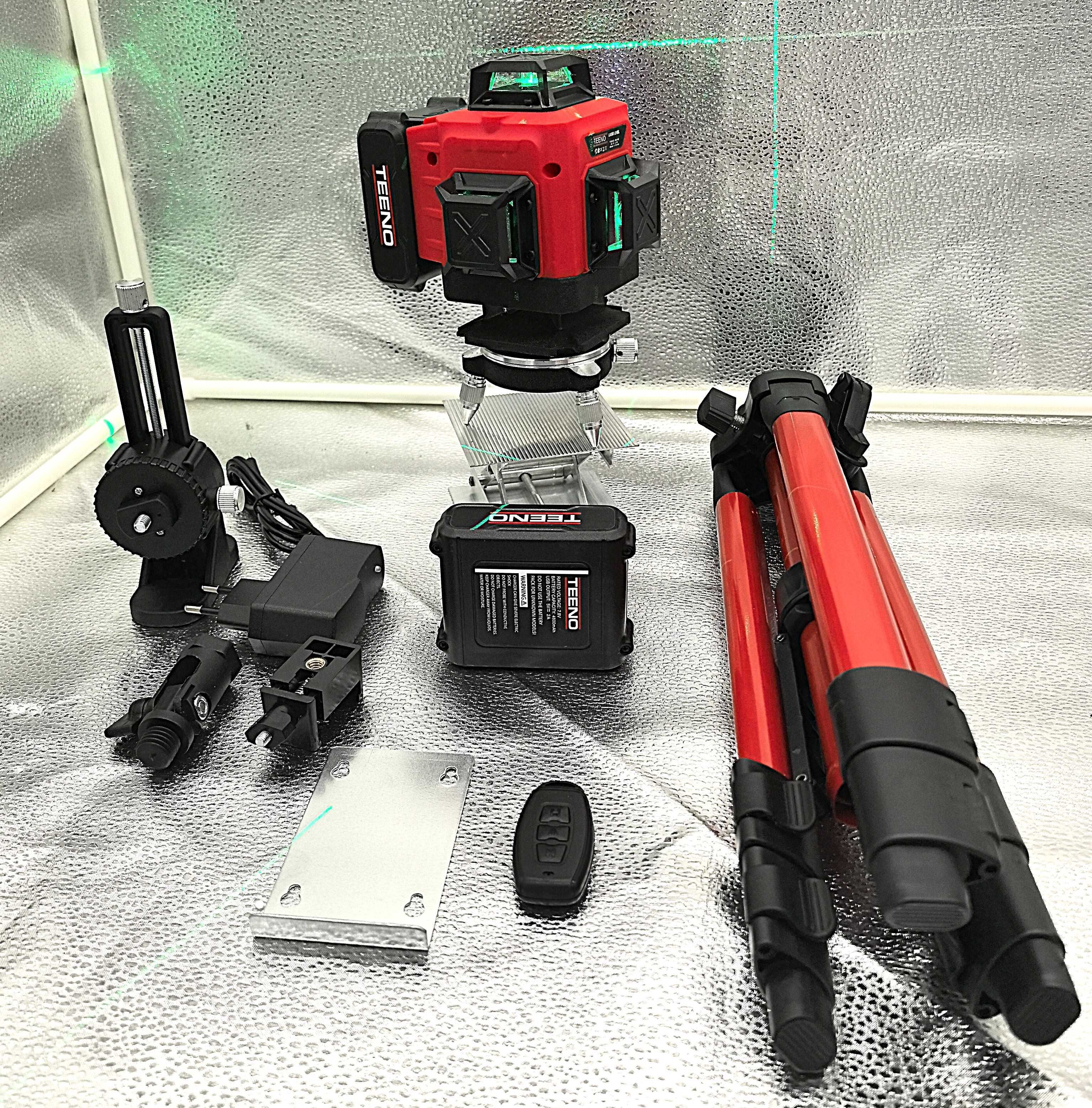 Nivel laser 4D, 16 linii, 360° – precizie si autonomie