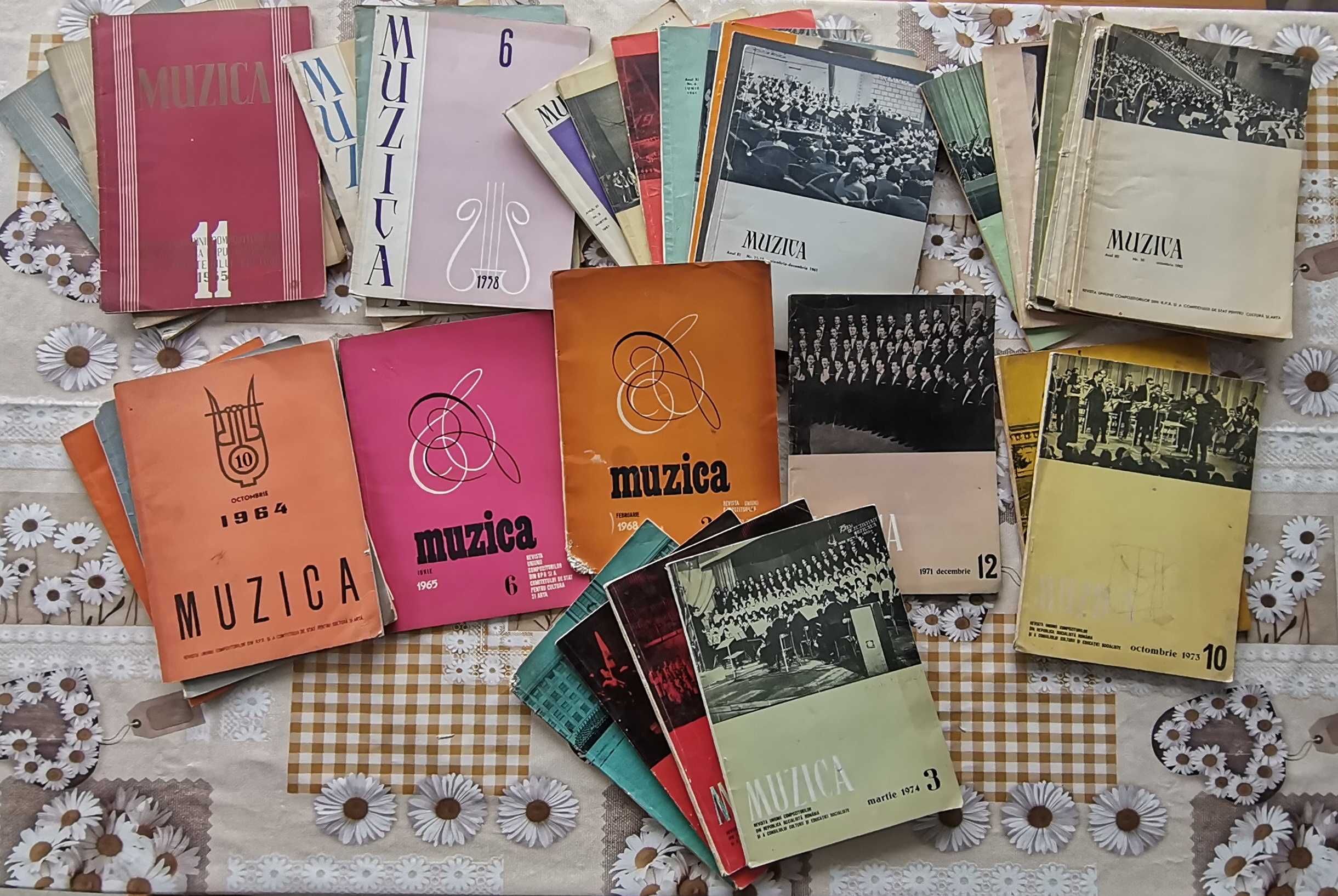 Colectie 30 numere Revista Muzica din 1955 pana in 1974