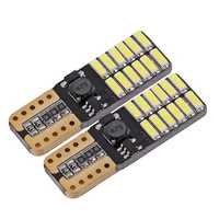 Becuri led T10 W5W Canbus 24 smd