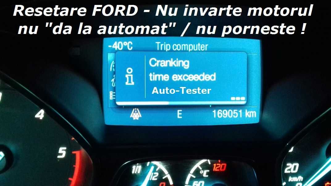 Diagnoza Ford programare chei codare pompa injectie ceasuri calculator