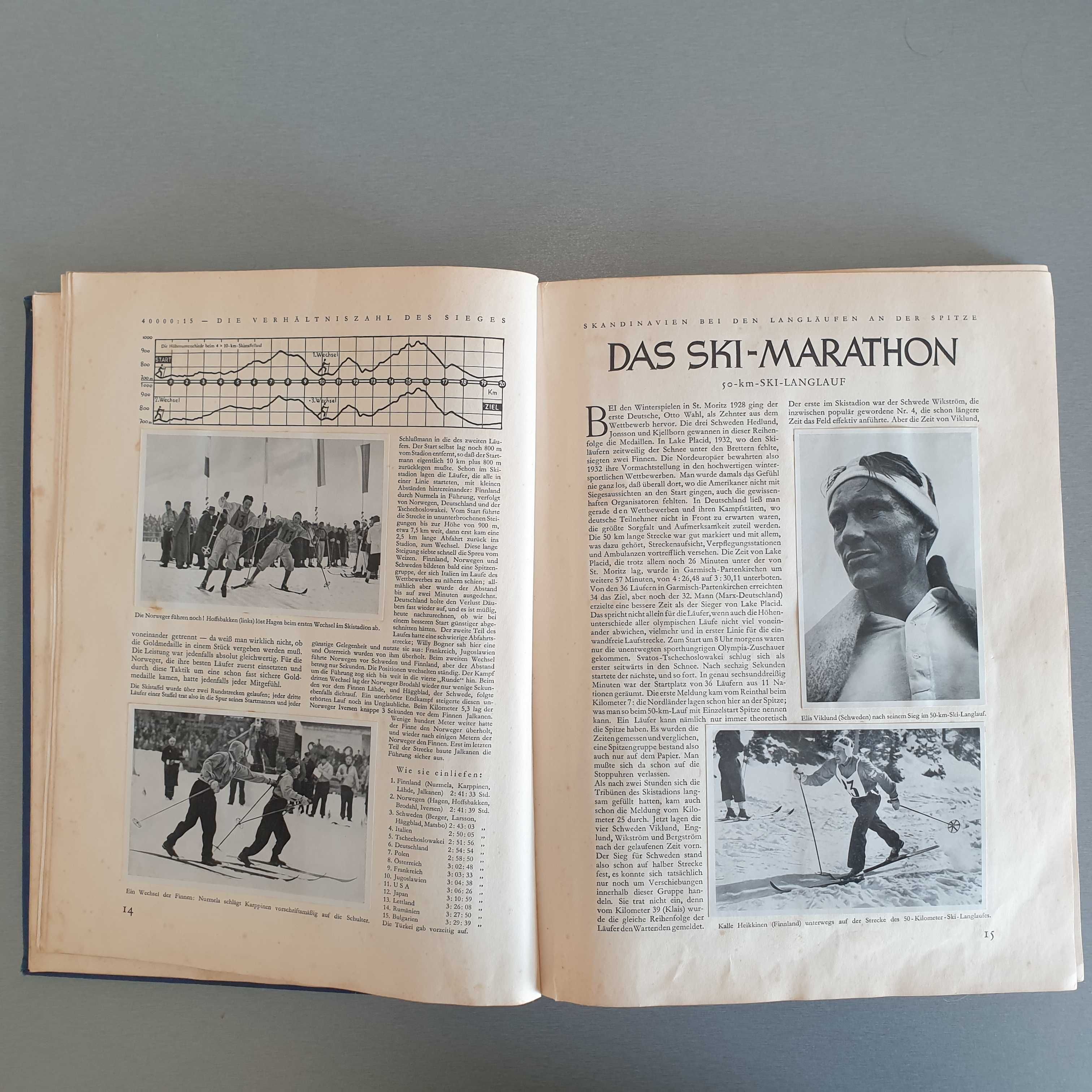 Album cu fotografii "Die Olympischen Spiele 1936 Band 1"