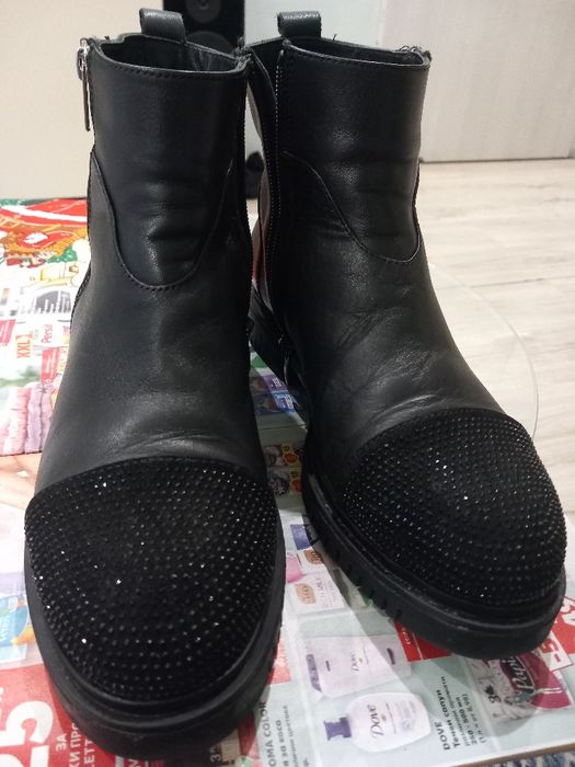 Дамски боти от естествена кожа 40 номер