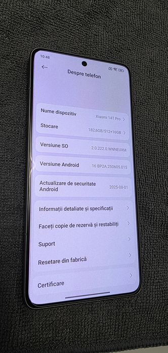 Xiaomi 14T Pro Leica 512GB nou garanție eMag 2ani similar S25ultra