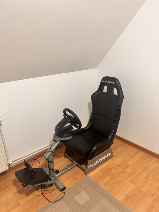 Scaun Play Seat,full piele și volan Hori raching whell cu pedale