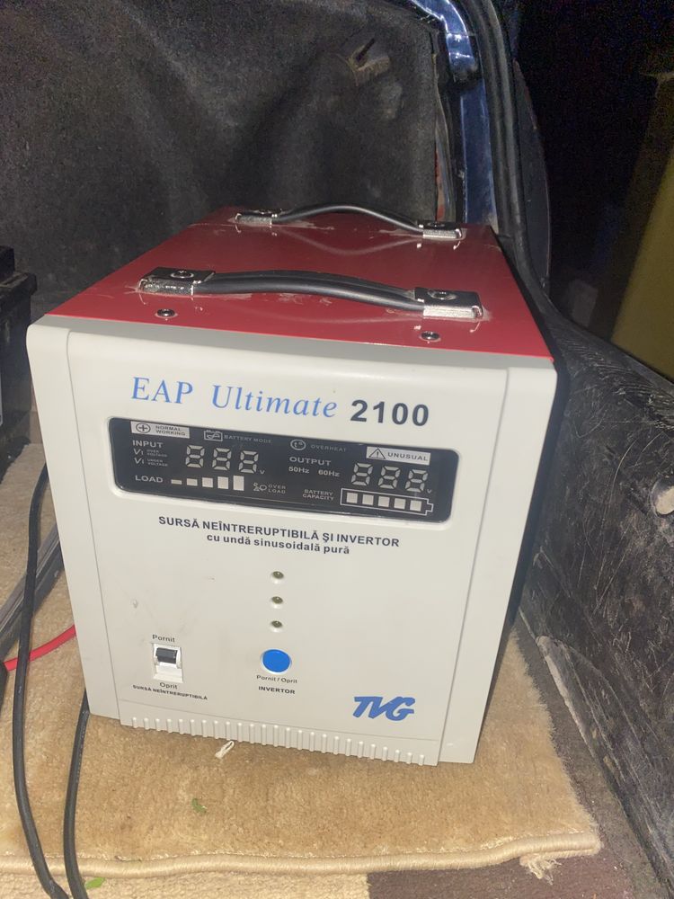 Redresor EAP ULTIMATE 2100 + 3 baterii 12v