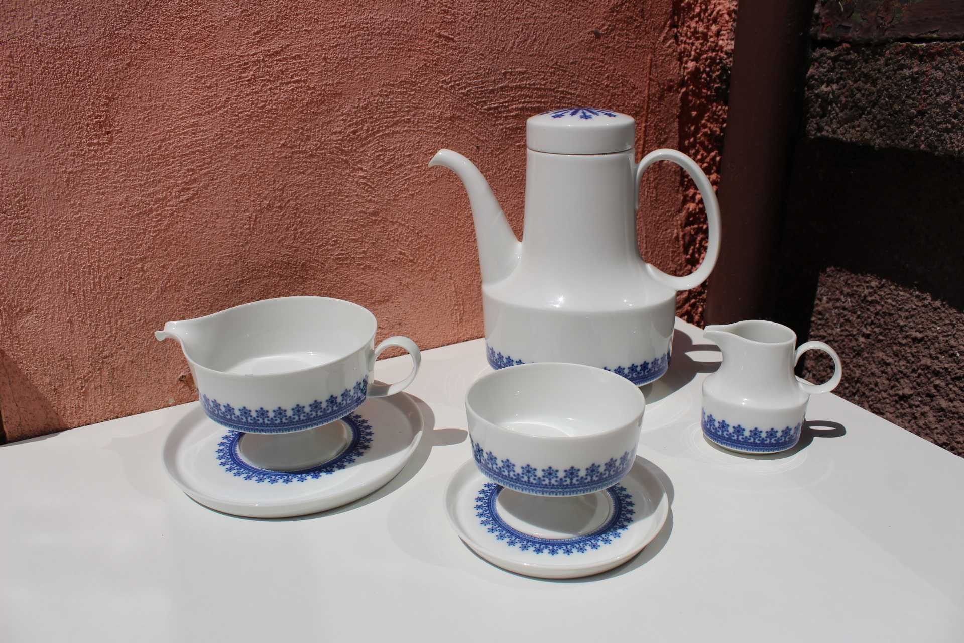 Set portelan 6 persoane ROSENTHAL Tapio Wirkkala Blue Diadem, 24 piese