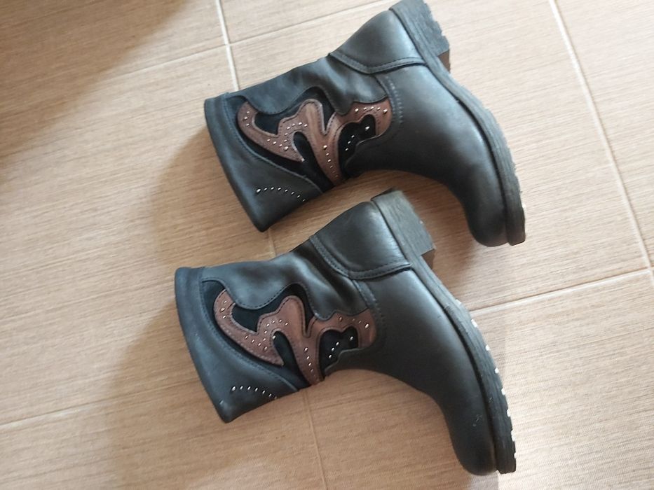 Ghete piele CafeNoir