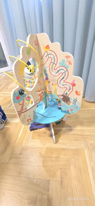 Детска дървена игра с активности Moni Toys - Дърво