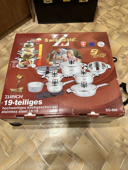 Набор кастрюль 19 предметов