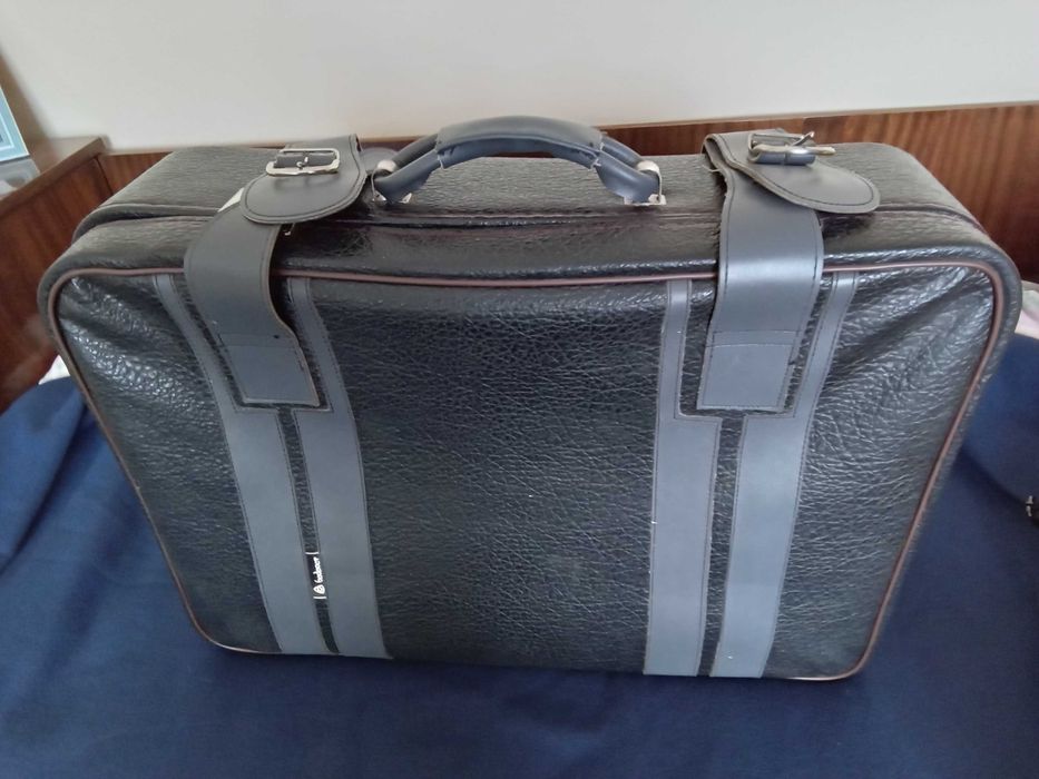 Голям куфар кожен винтидж