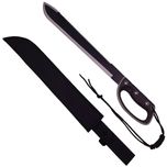 Sabie de vanatoare Ideallstore British Rebellion, maner cauciuc, 61 cm
