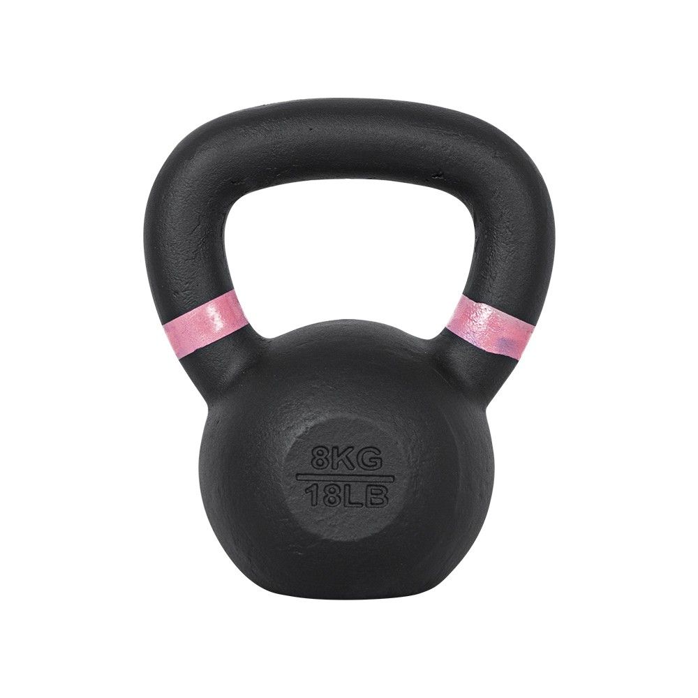 Gantera Kettlebell Zoco Body Fit HL011, Greutate 10 kg, Negru