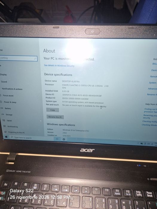 Acer aspire i3 gen 5