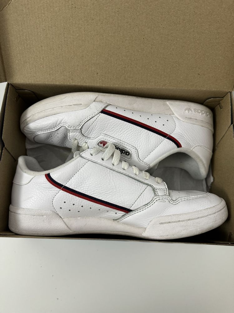 Adidas Continental 80 din piele , marimea 41 1/3, Alb