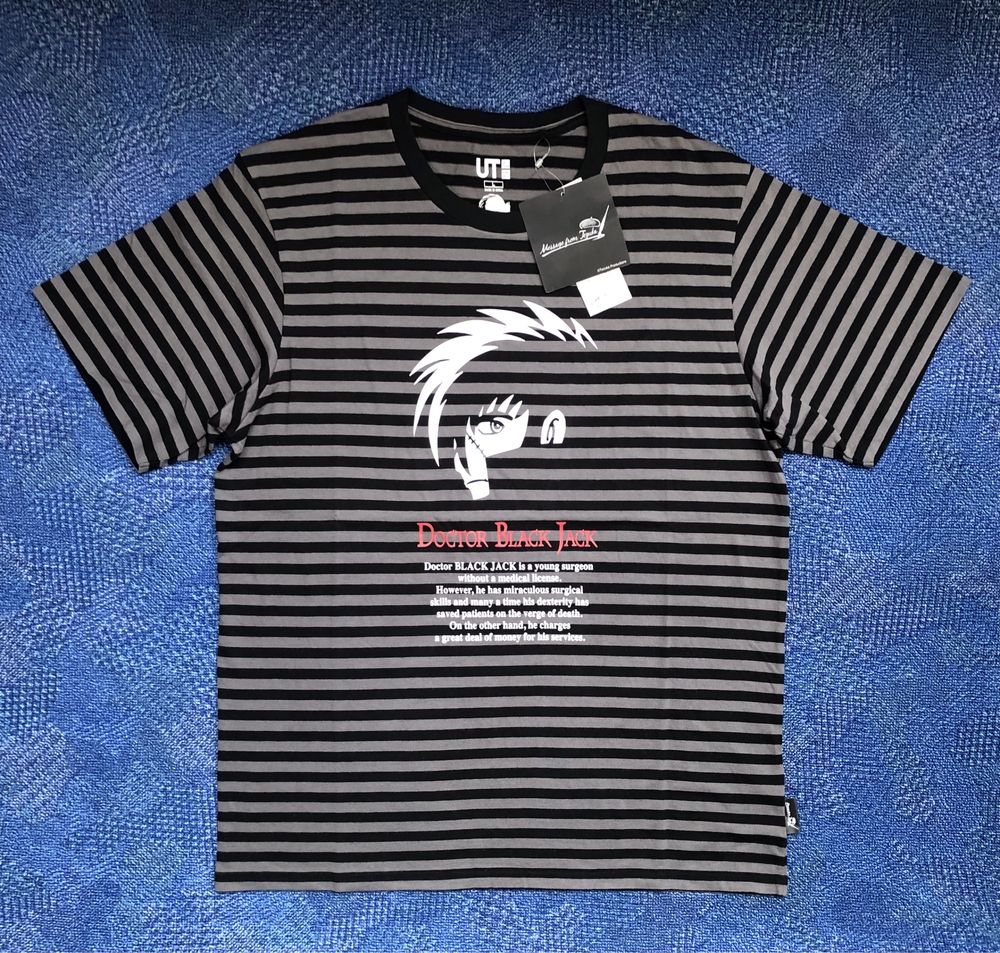 Uniqlo X Doctor Black Jack / TMT The Money Team ОРИГИНАЛНИ тениски - M