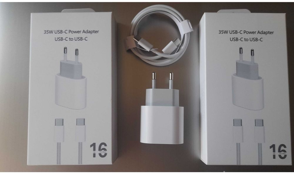 set incarcator 35w iPhone 15 16 17 Pro Max superfast charge , sigilate