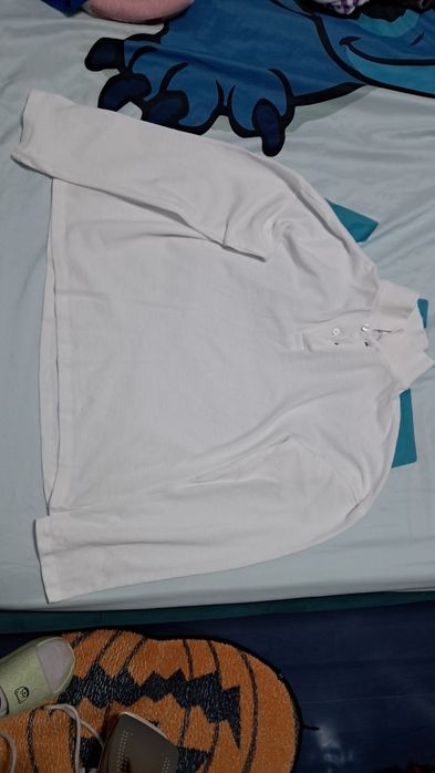 2 bluze Polo albe pentru copii