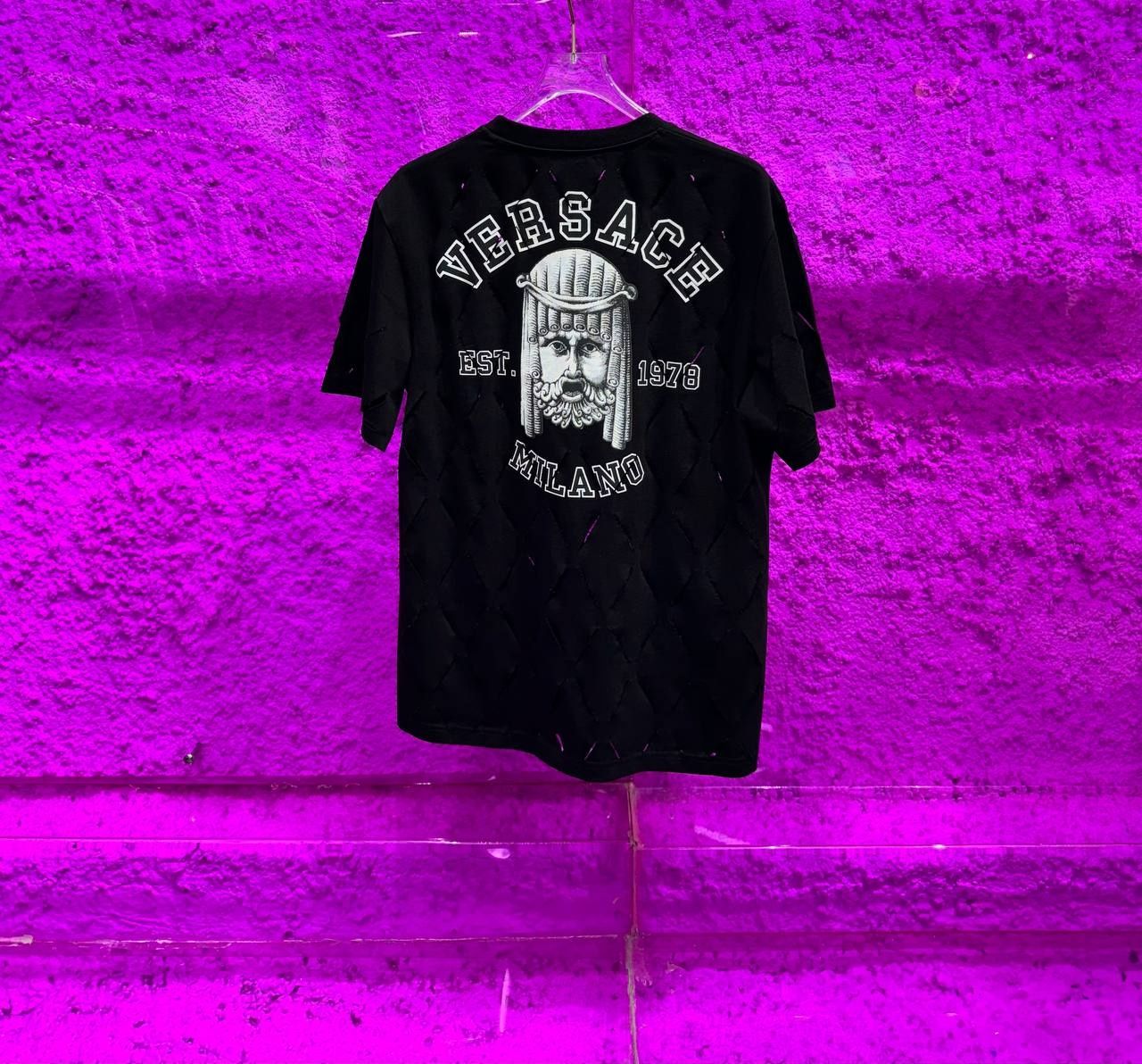 Versace тениски в черно и бяло