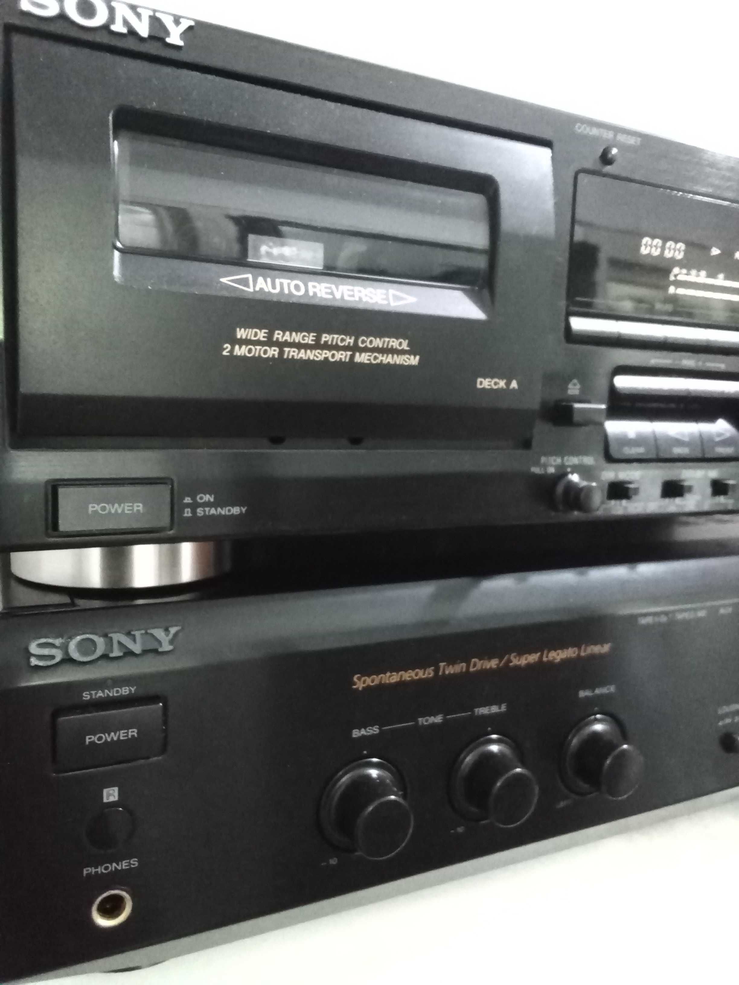 Sony TC WR 565 deck, Sony TA FE 500R amplificator