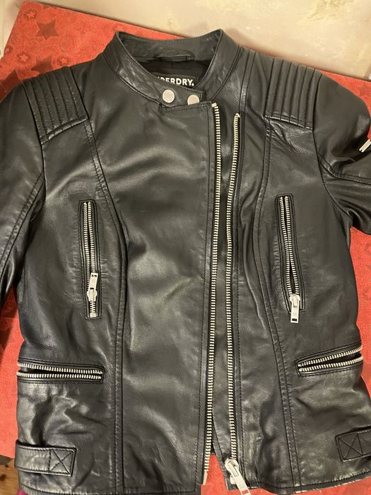 Superdry яке естествена кожа