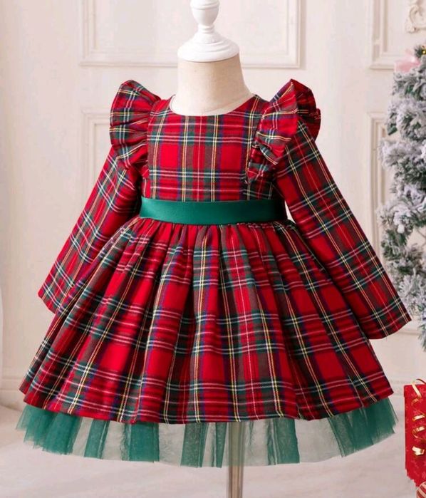 Коледна детска рокля