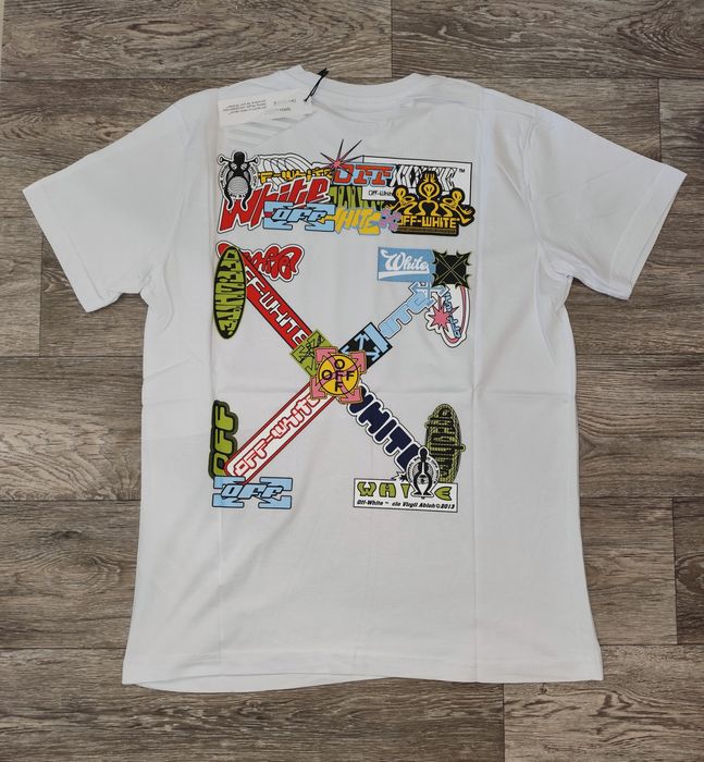 Мъжка детска тениска фланелка Off White блуза 100% памук 2024