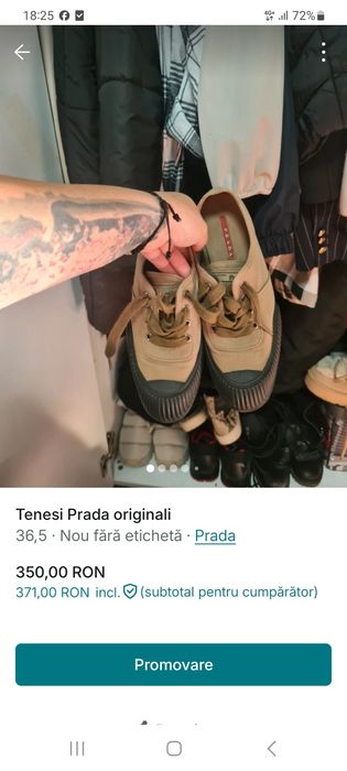 Tenesi originali prada