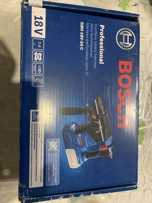 Bosch GBH 18V-24 C/акумулаторен безчетков перфоратор/НОВ