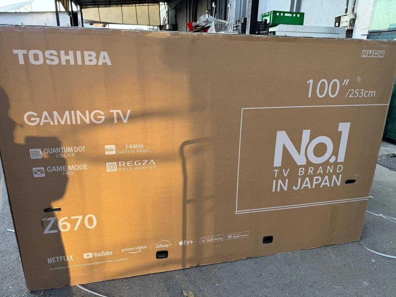 Телевизор TOSHIBA 65/43 4K SMART VIDAA QLED TV доставка установка 24/7