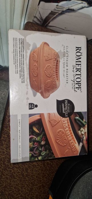 Oala de lut Romertopf Modern 35x17x22 cm