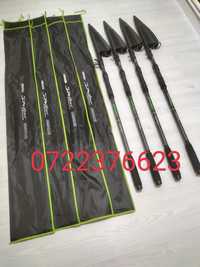 Set 4 Lansete Crap Robinhan Dexter 3.6m 3.75 LBS Carbon 100 %