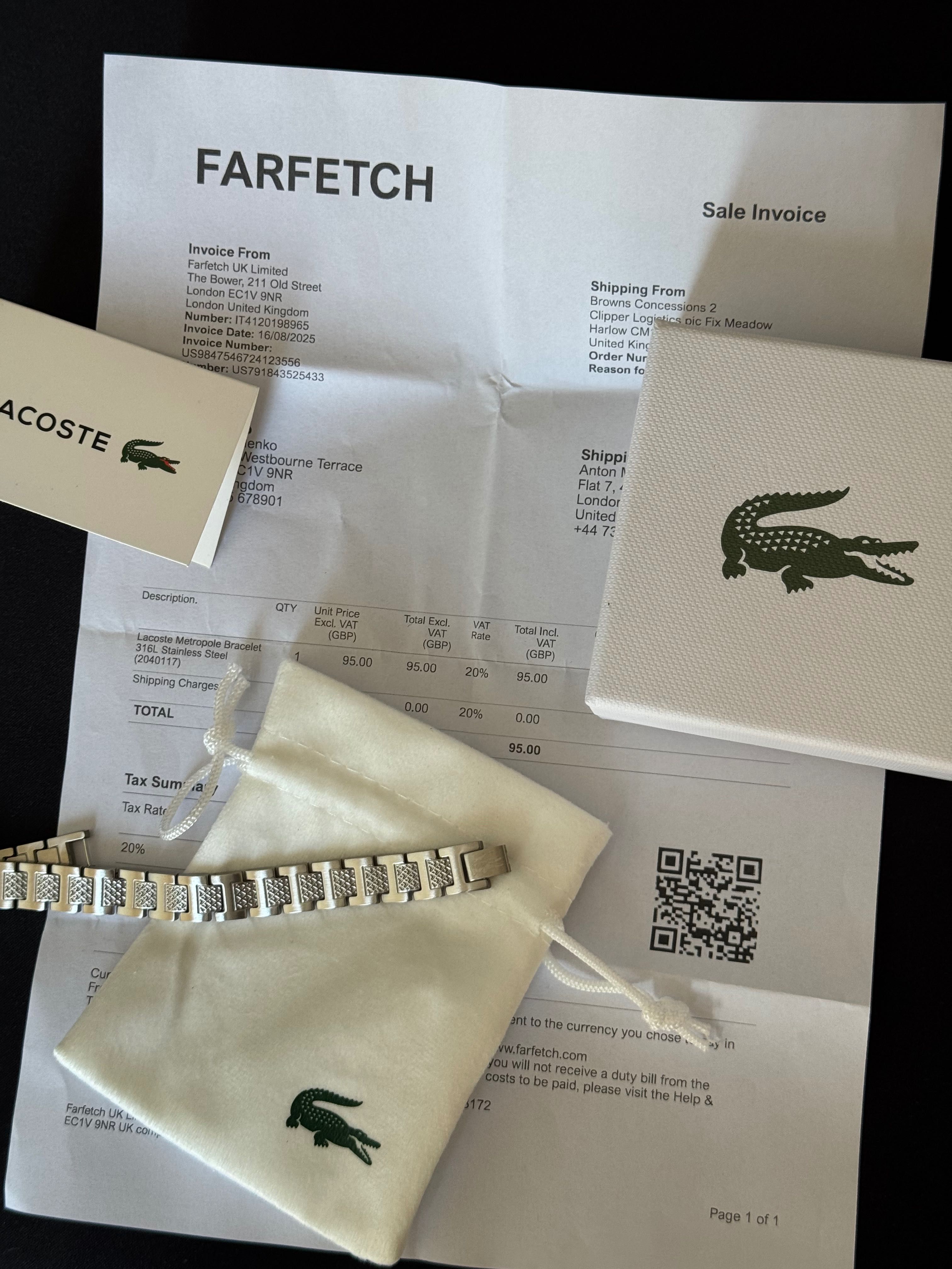 Гривна Lacoste Monogram