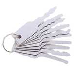 Set 10 chei deblocare usi butuc key universale