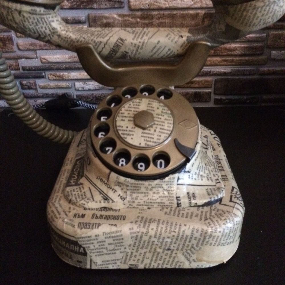 Ретро Винтидж Vintage Телефон Лампа Лампион