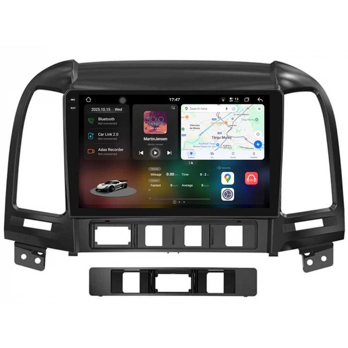 Navigatie Dedicata Android Hyundai SantaFe 9Inch, Bluetooth, Carplay