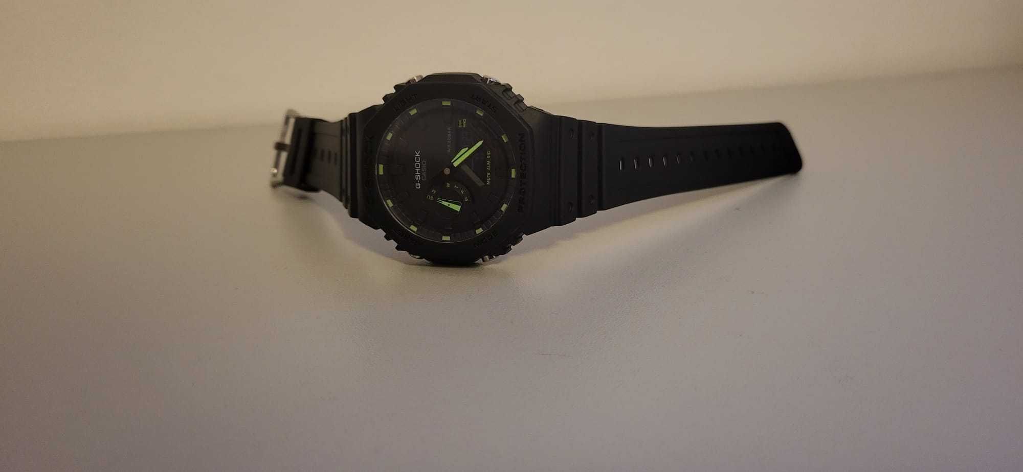 CASIO Gshock GA-2100 indicatori culoare verde ceas nou PREMIUM green